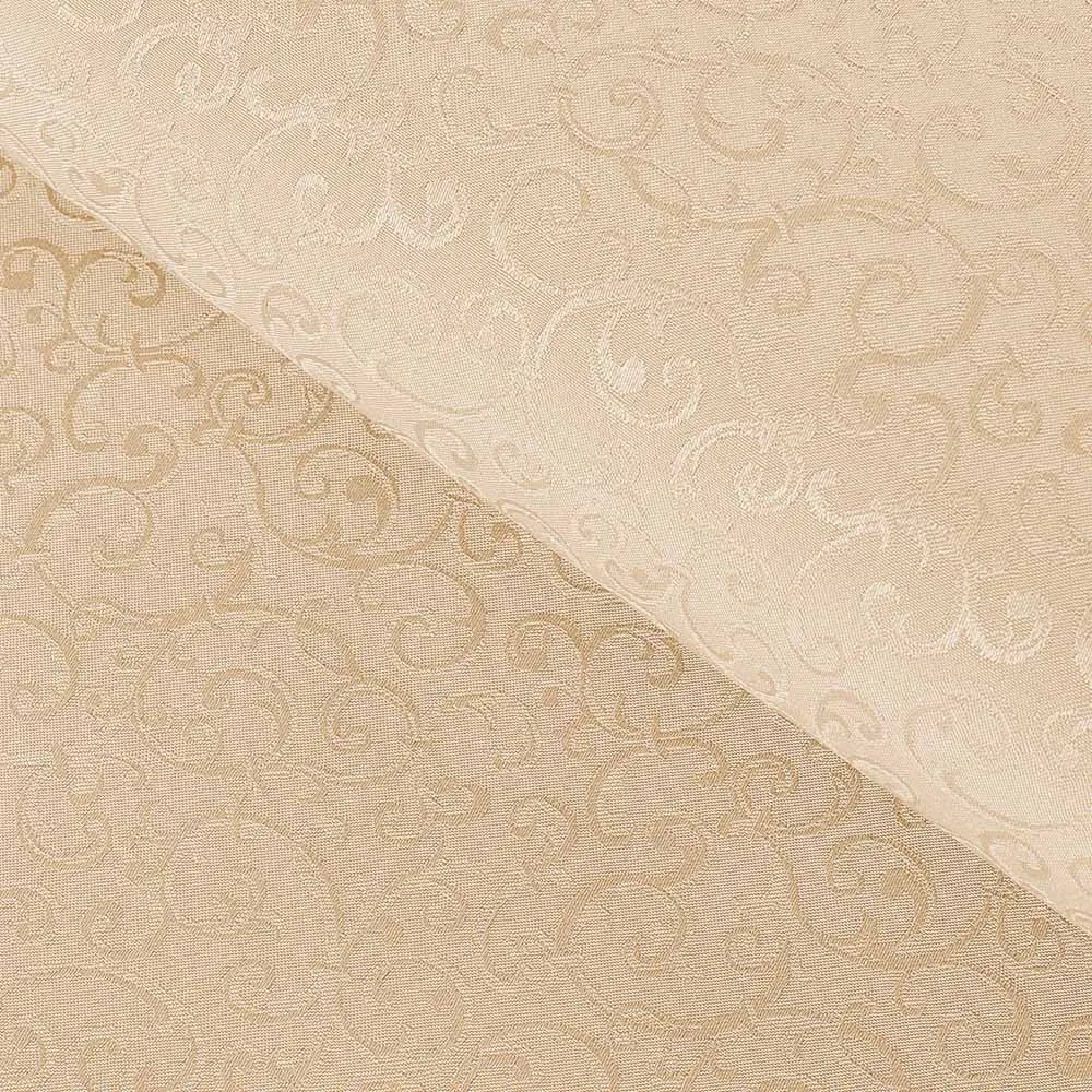 Biante Teflónový obdĺžnikový obrus TF-092 Ornamenty - béžová light 140x160 cm