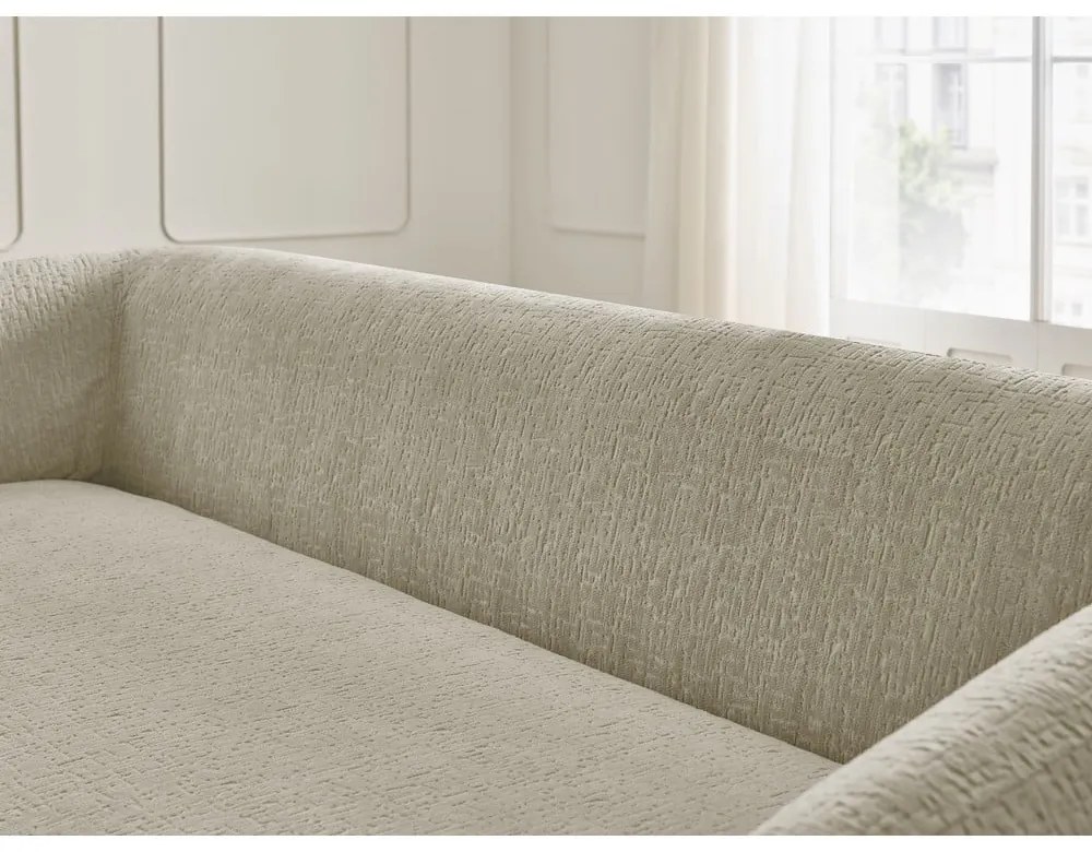 Svetlohnedá ženilková rozkladacia pohovka 228 cm Neyo – Bobochic Paris