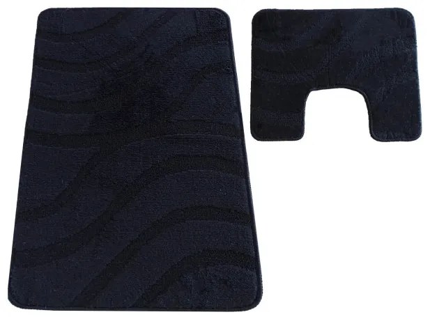 Sada kúpeľňových koberčekov Montana Symphony Black