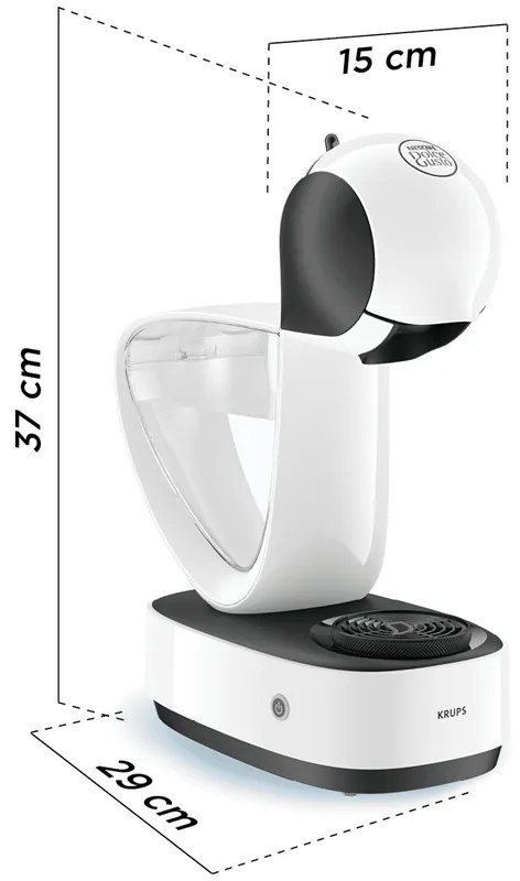 Kapsulový kávovar Krups Nescafé Dolce Gusto Infinissima KP170110 bielý