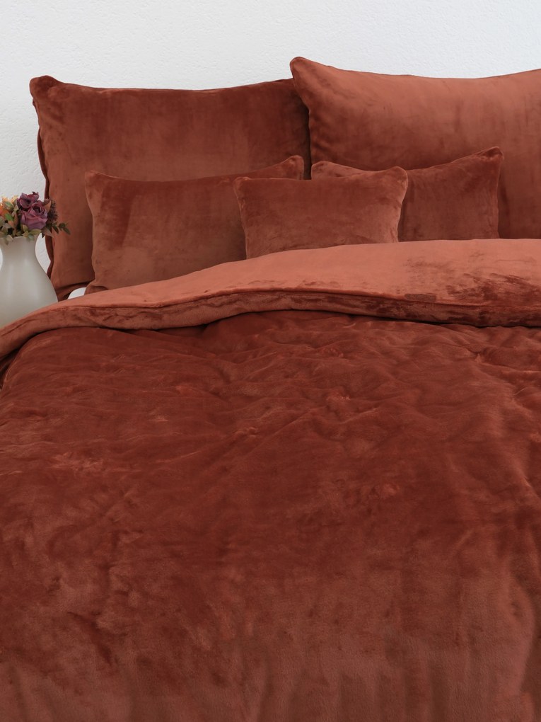 Obliečky mikroplyš Exclusive – Laura terakota