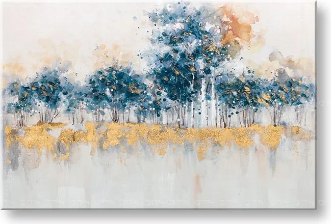 Maľovaný obraz na stenu ABSTRAKT 90x60 cm