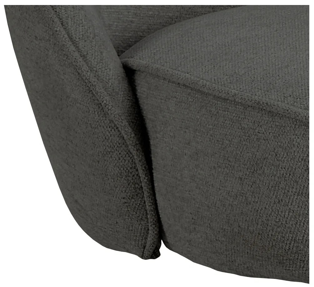 Otočná jídelní židle Carlton šedá