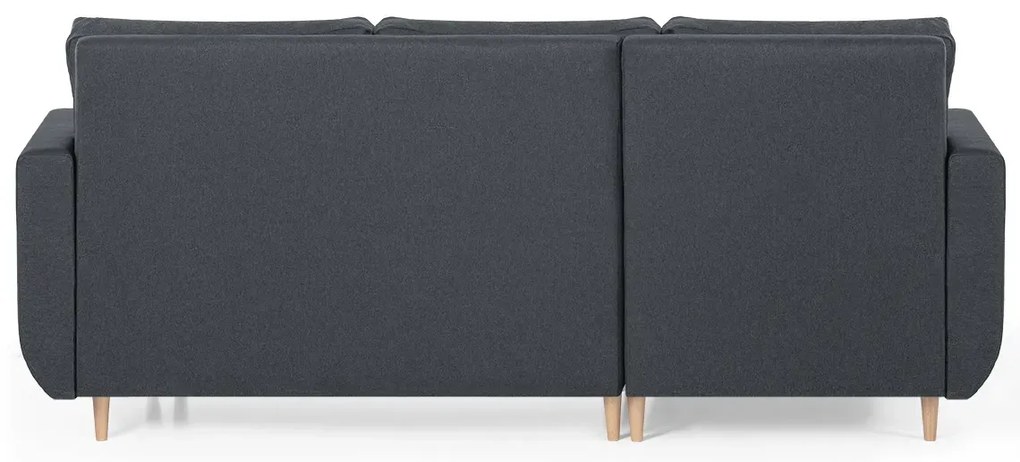 Rozkládací rohová sedací souprava DORIS Šedá