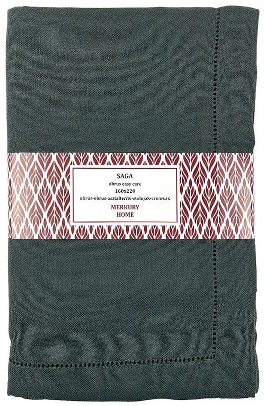 Obrus SAGA antracit 160x220 easy care