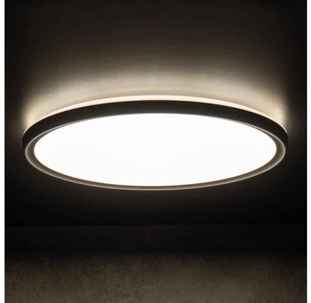 Kanlux 31513 - LED Stropné svietidlo AZPO LED/11,8W/230V pr. 22,5 cm IP54 čierna