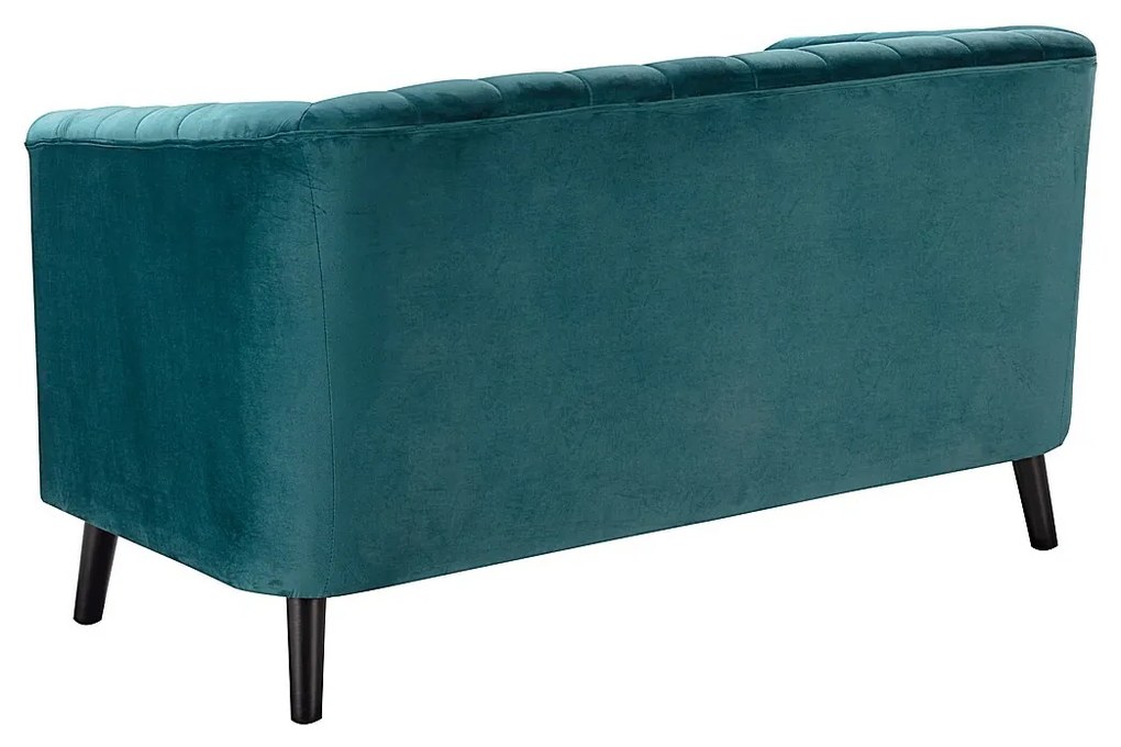 Pohovka Meriva Velvet teal pre 2 osoby