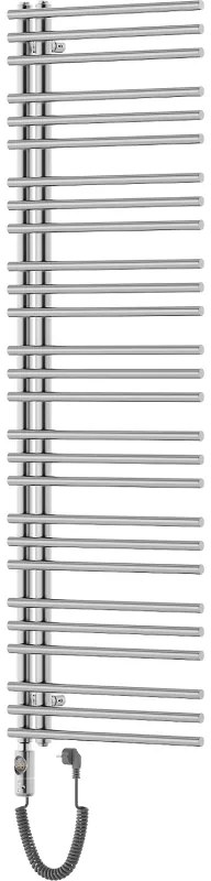 Mexen Neptun, elektrické vykurovacie teleso 1600 x 500 mm, 600 W, chrómová, W101-1600-500-2600-01