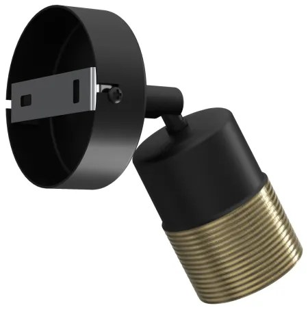 Nástenné bodové svietidlo MIZU 1xGU10/8W/230V čierna/mosadz