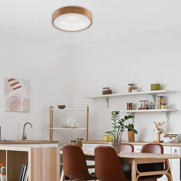 Brilagi - LED Stropné svietidlo CARVALHO 3xE27/60W/230V dub pr. 47,5 cm