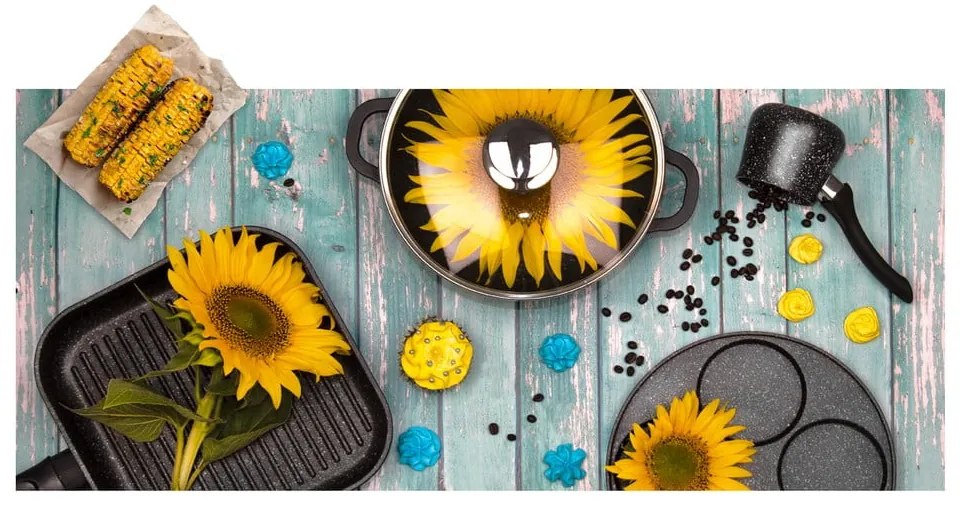 Hrniec s nepriľnavým povrchom Pfluon Granit so sklenenou pokrievkou Orion Grande, ⌀ 24 cm