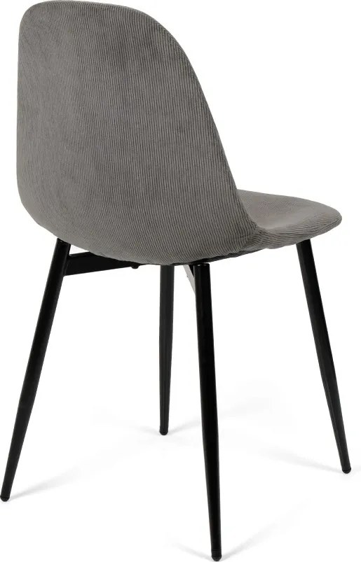 Noela Jedálenský set CERAMON 120 biely + 4x stolička MARIE šedá