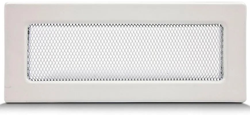 Komínová mriežka biela bez žalúzií 10.5X25 4F11250W