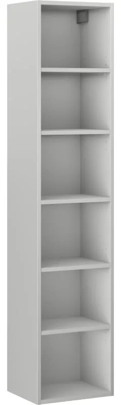 Mexen Box-A, vysoká kúpeľňová skrinka 35x44,2x160 cm, sivá matná, 91AX1-1600-300-1-62