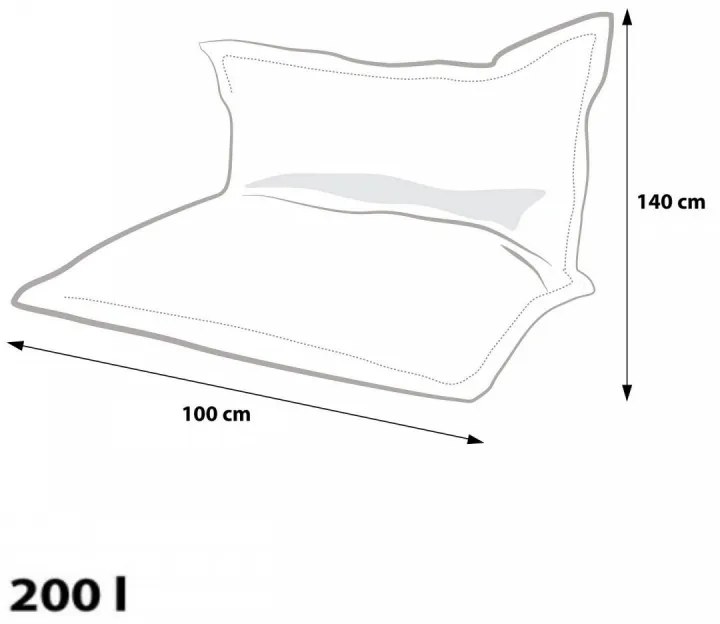 EF4015 Ecopuf Sedací vankúš Ecopuf - Pillow MODERN KIDS polyester DG42/NC11