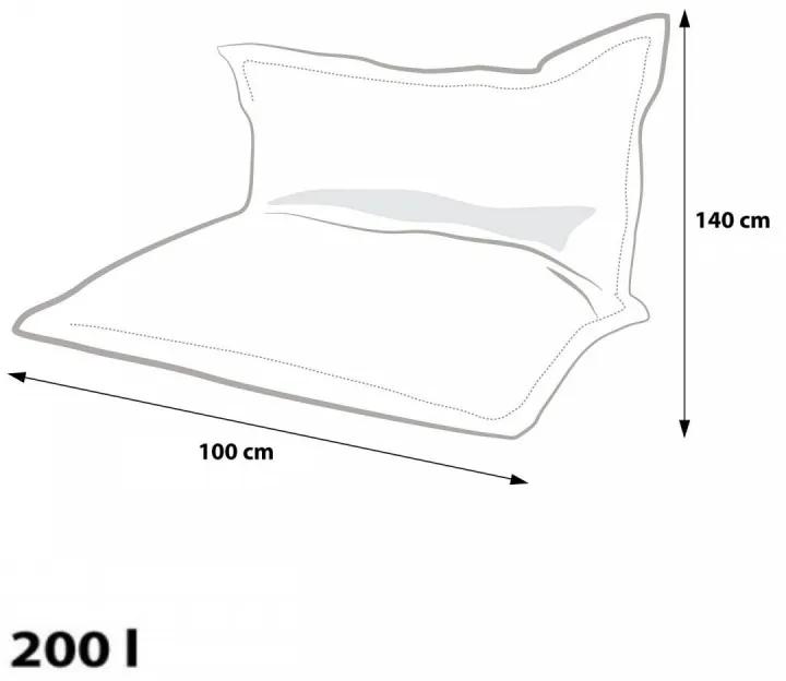 EF4015 Ecopuf Sedací vankúš Ecopuf - Pillow MODERN KIDS polyester DG51/NC7
