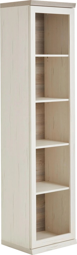 XXXLutz REGÁL NA ŠANÓNY, sivá, biela, 50,6/209,2/43 cm Hom`in - Kancelárske regály - 000003000149