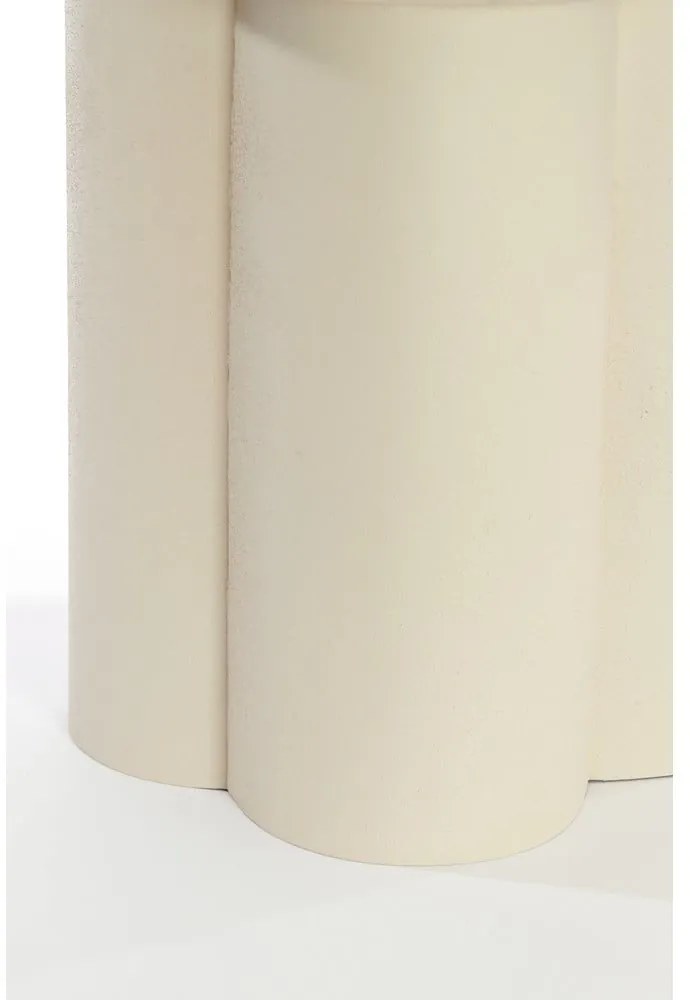 Kovový okrúhly odkladací stolík ø 46 cm Mikola – Light & Living