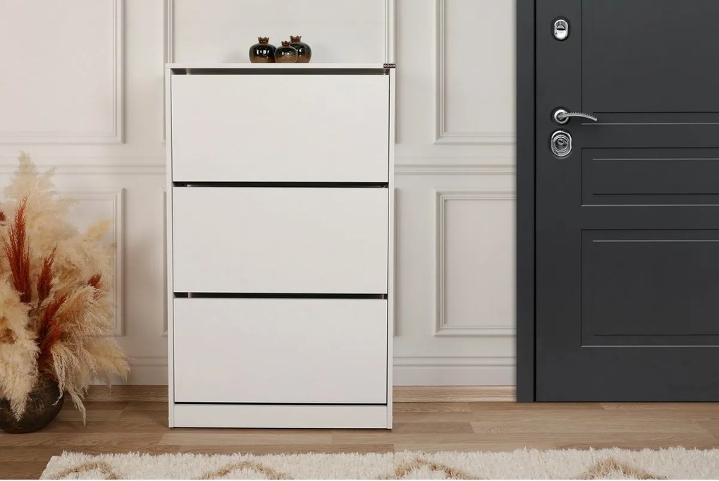 Skrinka na topánky Sven White II, L