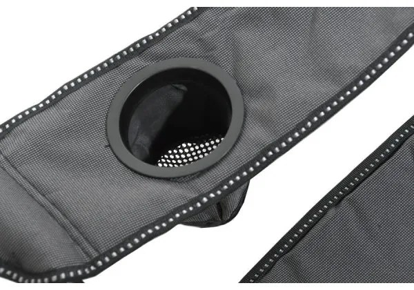 Skladacia kempingová stolička šedá