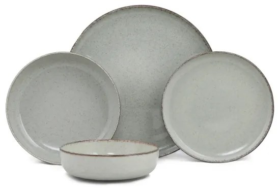 Jedálenská súprava 24 ks zelená/porcelán