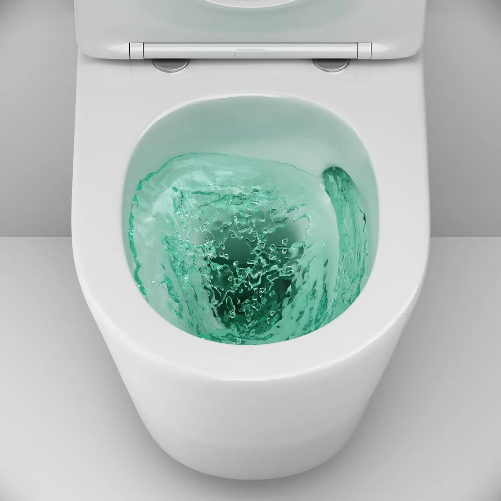 Závesné WC AM.PM Spike CPA1900SC bezokrajové, so sedadlom Microlift, biele