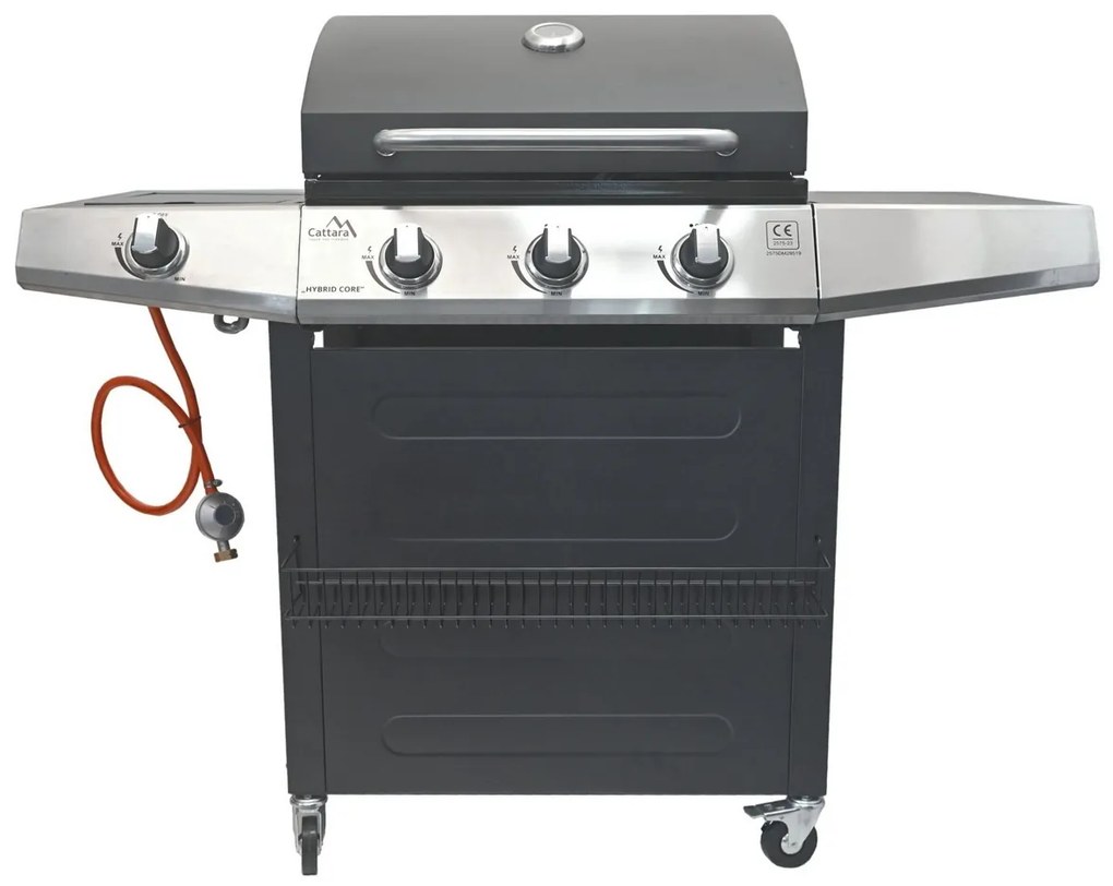 Cattara Gril HYBRID CORE plyn/drevené uhlie, 126 x 114 x 55 cm