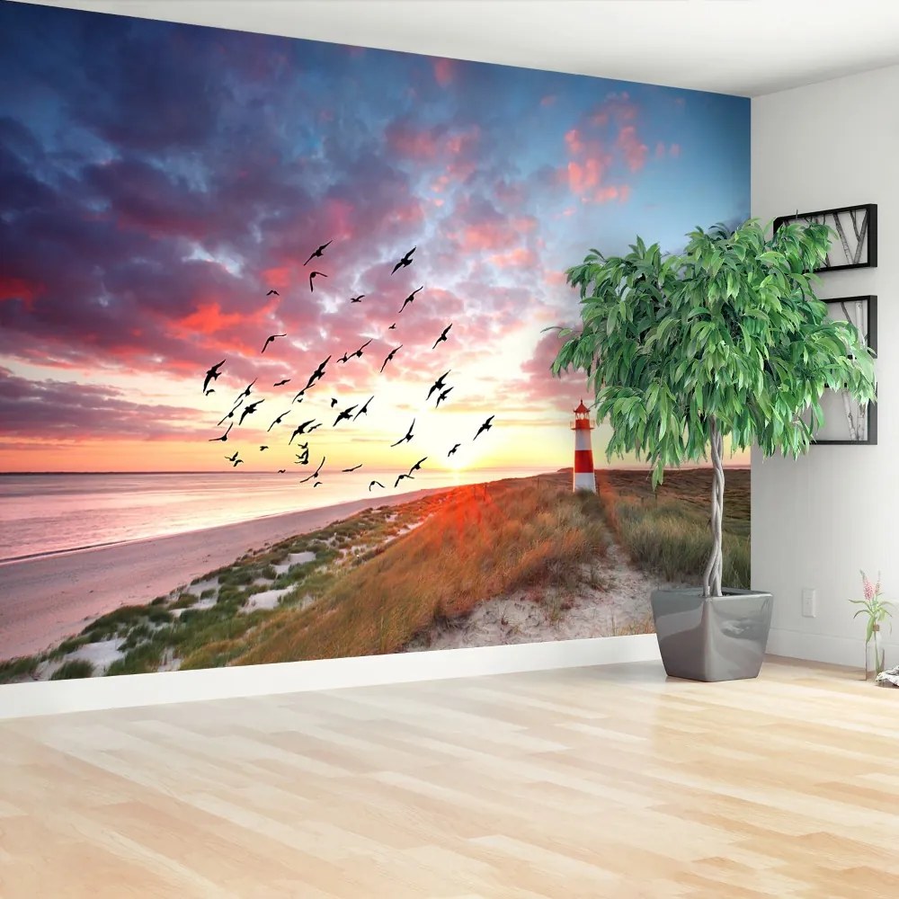 Fototapeta Vliesová Maják sylt 250x104 cm