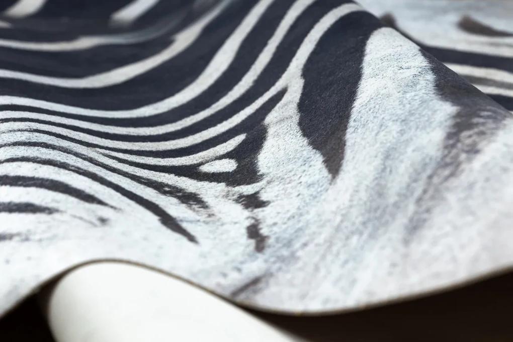 Koberec syntetická koža Zebra,