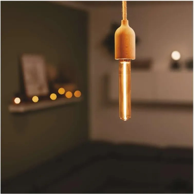 LED žiarovka DECO FLAME T30 teplá biela