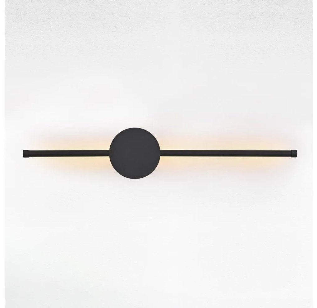 Brilagi - LED Nástenné svietidlo LUGO DUE LED/9W/230V čierna WO-DIY-02-BLK