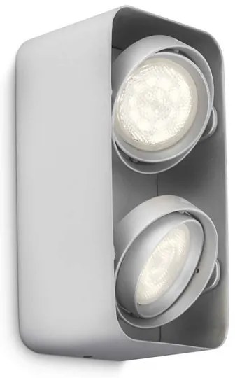 Philips 53202/48/16 - LED bodové svietidlo AFZELIA 2xLED/3W/230V