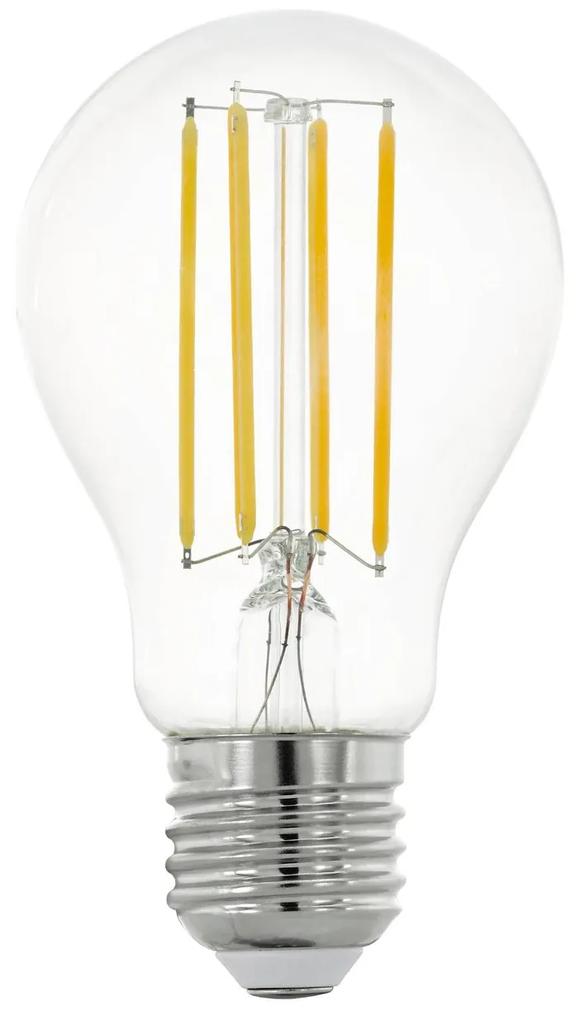 EGLO Filamentová LED žiarovka, E27, A60, 8W, 1055lm, 2700K, teplá biela