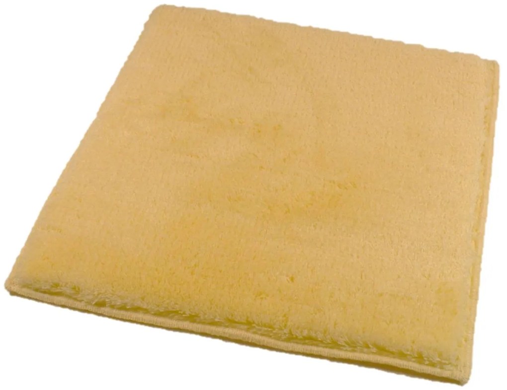 ROUTNER Kúpeľňová predložka UNI COLOR Smotanová 10109 - Smotanová / 60 x 60 cm 10109