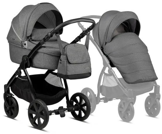 Kočík Noordi Fjordi 2022 2v1 Dark Grey