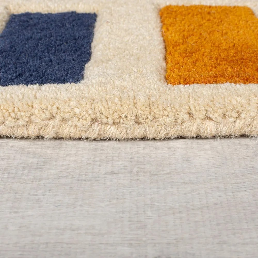 Ručne tkaný vlnený koberec 160x230 cm Retro Blocks – Flair Rugs
