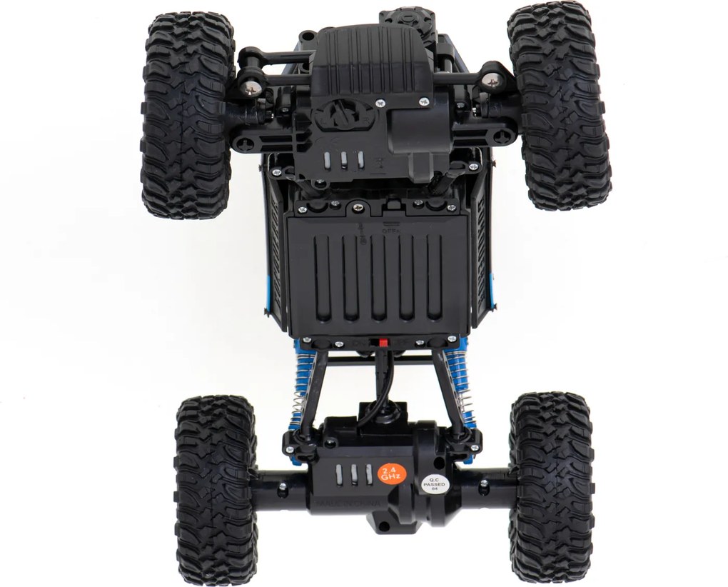 KIK RC Rock Crawler HB 1:18 4x4 - diaľkovo ovládané terénne auto, modré