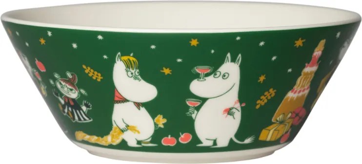 Miska Moomin Moomin Gift of Love 15cm, zelená