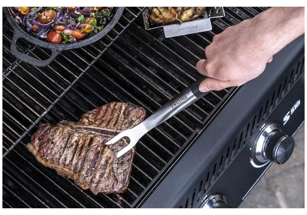 Zwilling Grilovacia nerezová vidlička ZWILLING TWIN BBQ