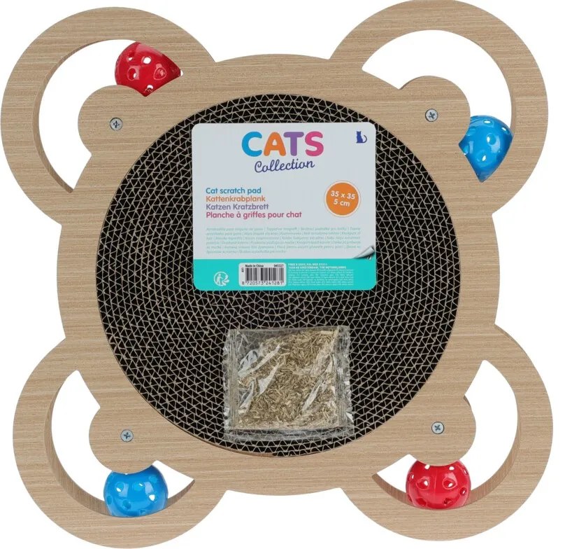 Cats Collection Škrabadlo pre mačky s 2 guličkami, 39 cm Farba: B