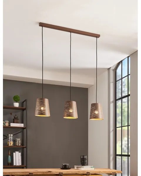 Eglo 99438 - Luster na lanku SEGEZIA 3xE27/40W/230V