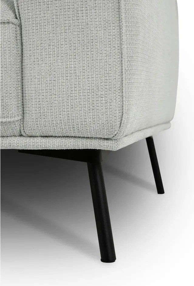 Svetlosivá ženilková rohová pohovka (pravý roh/do L) Amsterdam – Scandic