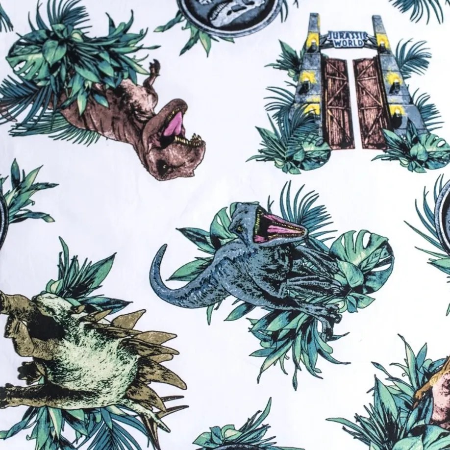 Svietiace bavlnené obliečky JURASSIC WORLD ROAR farebné Rozmer obliečky: 70 x 90 cm | 140 x 200 cm