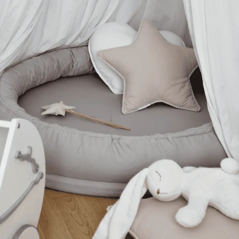 Hniezdo pre deti tmavo béžová