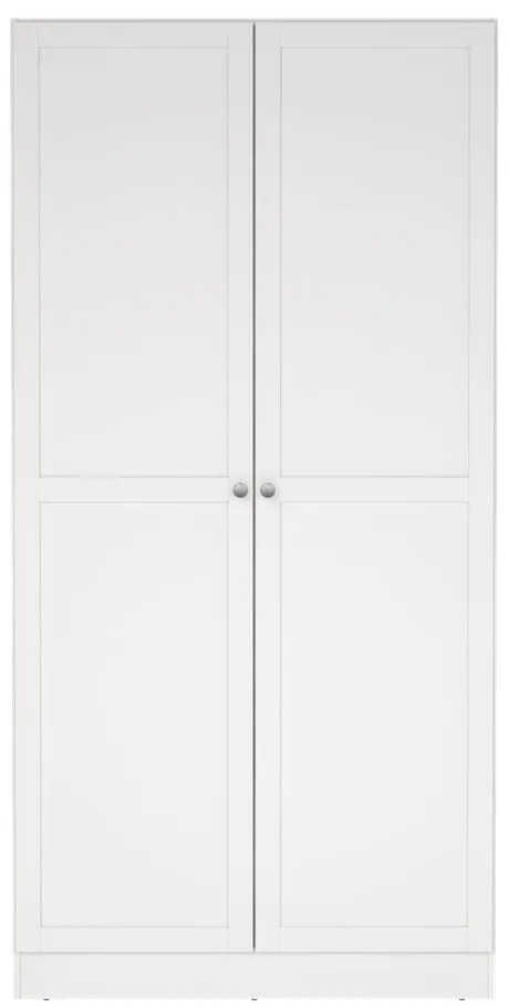 Biela šatníková skriňa 99x200x62 cm Billund – Tvilum