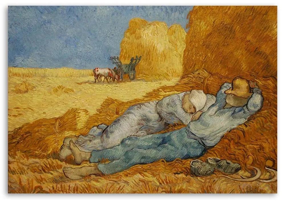 Obraz na plátně REPRODUKCE Siesta V. van Gogh - 120x80 cm