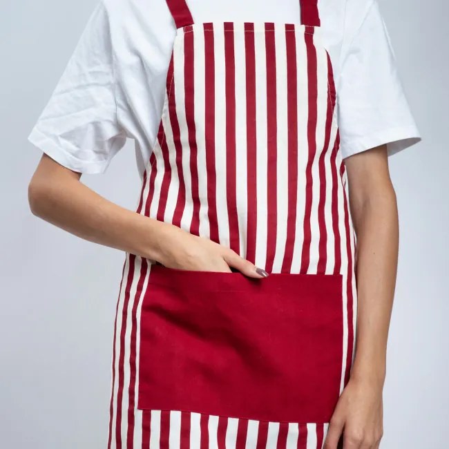 Kuchynská zástera TRUDY červená 703430