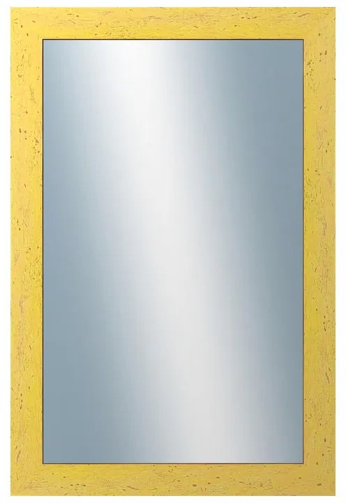 DANTIK - Zrkadlo v rámu, rozmer s rámom 40x60 cm z lišty RETRO žltá (2533)