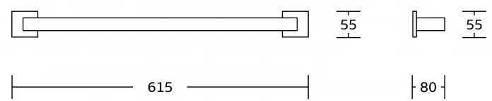 Mexen príslušenstvo, Vox držiak na uterák, čierna, 707024-70