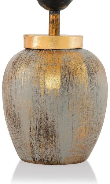 Stolná lampa 1xE27/40W/230V zlatá/béžová